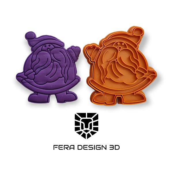 Cortador + Marcador - Papai Noel 6 -corpo inteiro (Natal)