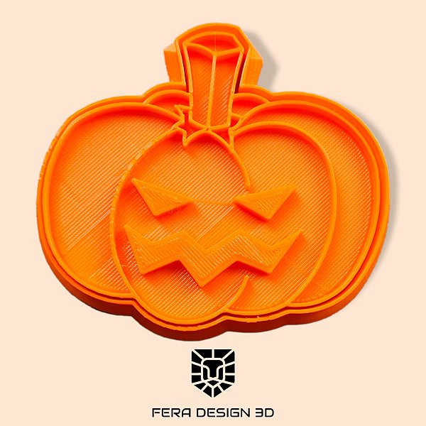 Cortador + Marcador - Abóbora 2 (Halloween-Dia das Bruxas)