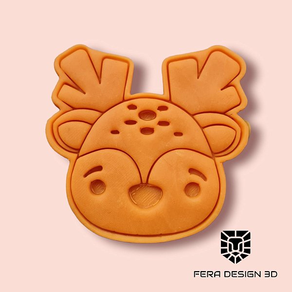 Cortador + Marcador - Rena de Natal 4