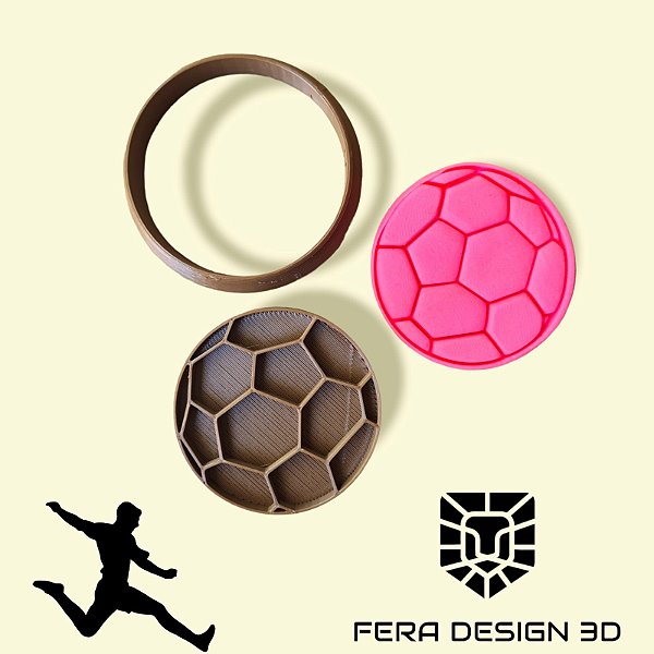 Cortador e Marcador 3d Bola de Futebol Copa