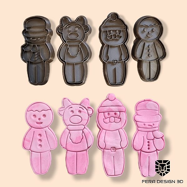 Turma do Natal (cortadores + marcadores)