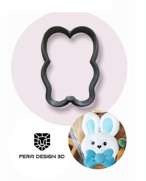 Cortador - Coelho com Gravata Páscoa