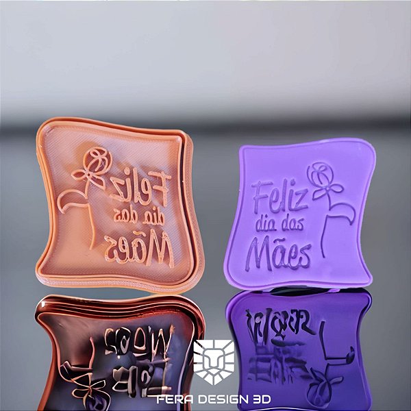 Cortador + Marcador - Placa Feliz Dia das Mães 1