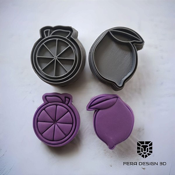 Kit Limão e Laranja (cortador e marcador)