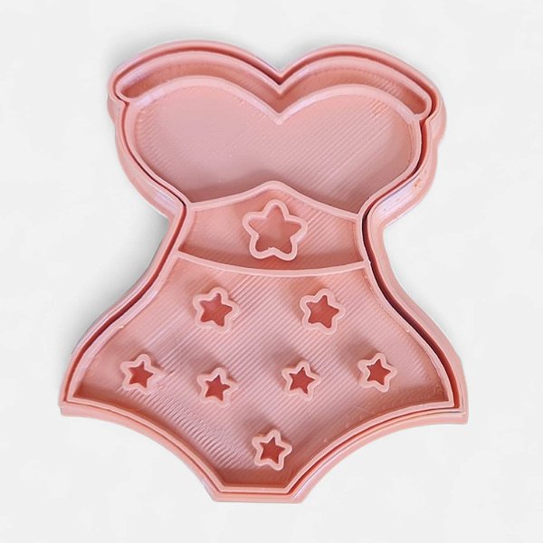 Corpete Mulher Maravilha- Dia da Mulher (cortador e marcador)