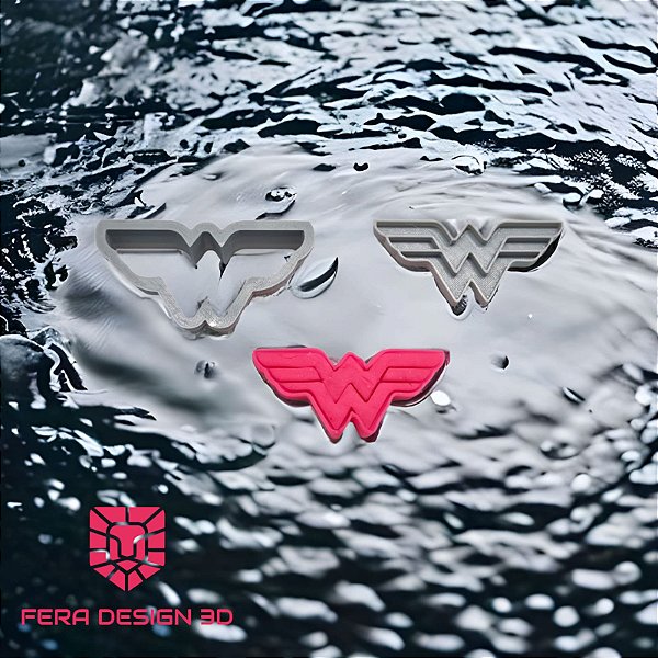 Logo Mulher Maravilha (cortador e marcador)