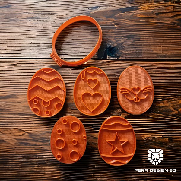 Ovos Pascoa Fera (cortadores e marcadores)