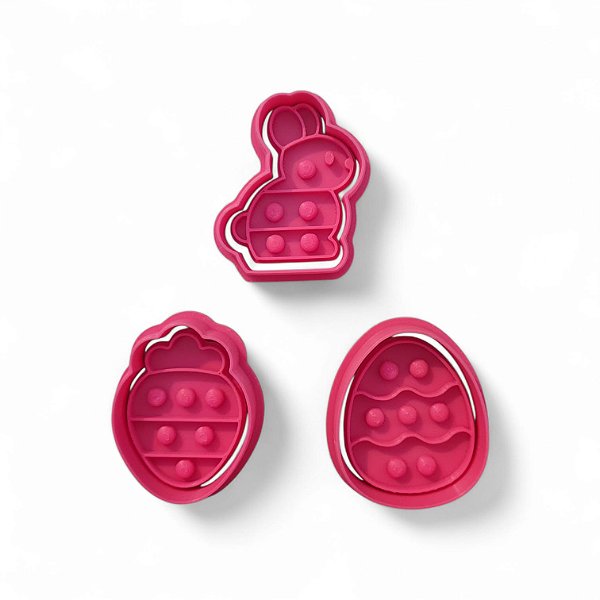 Cortador + Marcador - Páscoa Pop its (Coelho Cenoura Ovo)