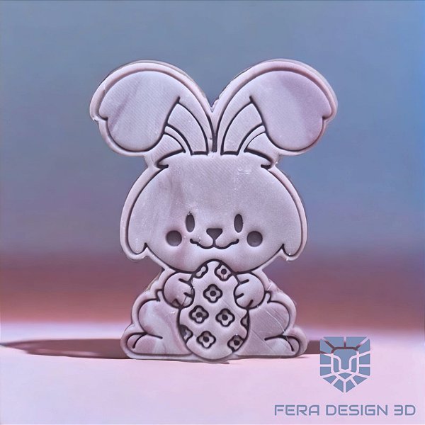 Cortador + Marcador - Coelho com ovo