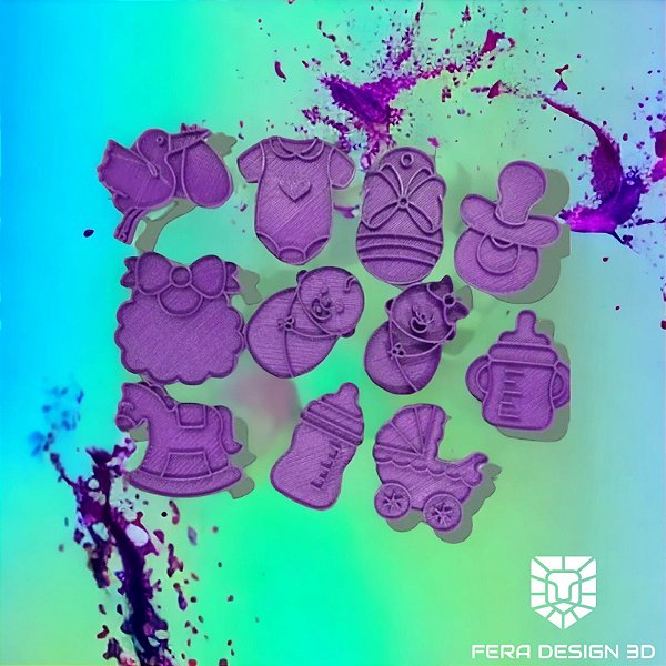 Cortadores + Marcadores - Bebê 3