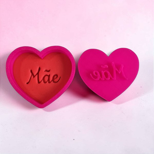 Cortador e Marcador 3D Coração Mãe (Dia das Mães)
