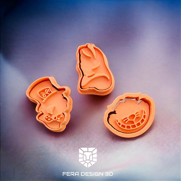 Alice - País das Maravilhas (cortadores e marcadores)