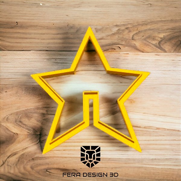 Estrela para xícara (cortador)