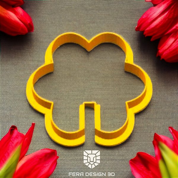 Cortador 3D Flor para xícara