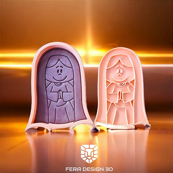Cortador e Marcador 3D Maria, mãe de Jesus (Natal)