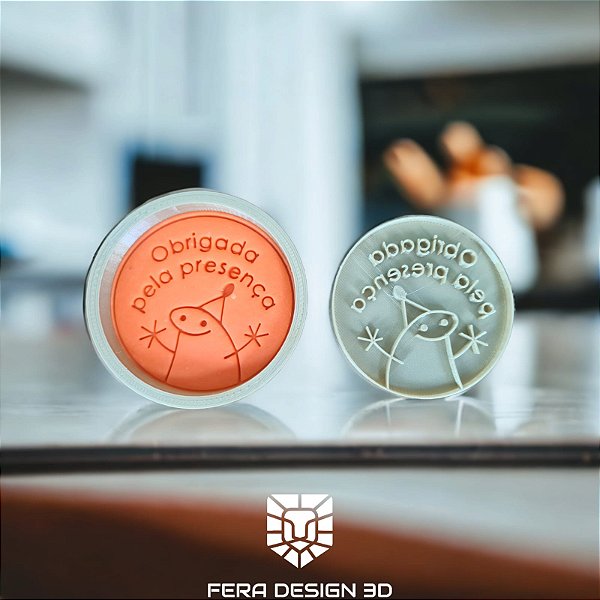 Cortador + Marcador - Flork Obrigada pela presença