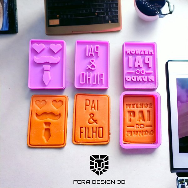Cortadores + Marcadores - Kit Dia dos Pais 2