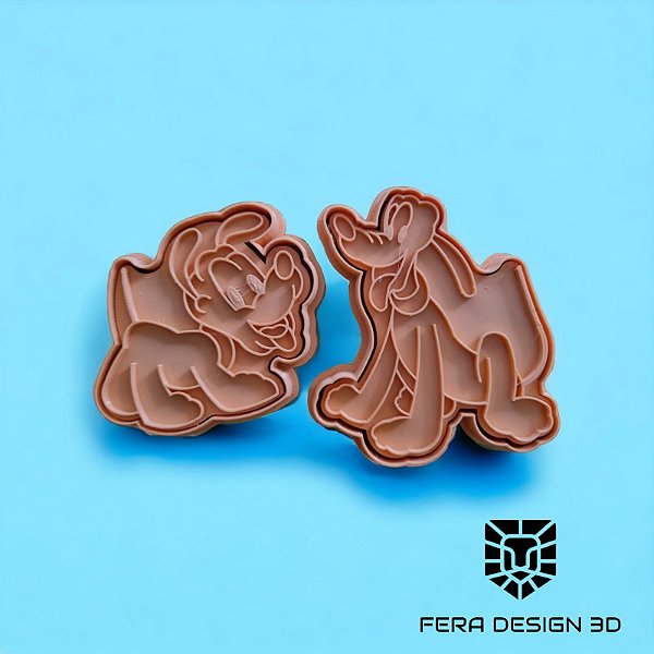 Pluto Adulto e Bebê (cortador e marcador)