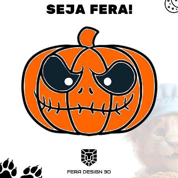 Cortador - Abóbora (Dia das Bruxas - Halloween)