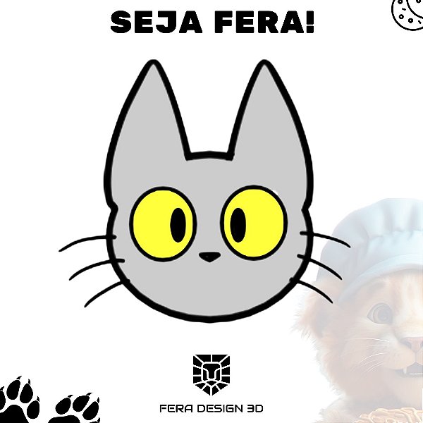 Cortador - Gato (Halloween - Dia das Bruxas)