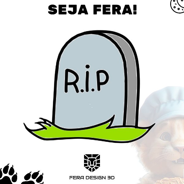 Cortador - Tumba / Lápide (Halloween-Dia das Bruxas)