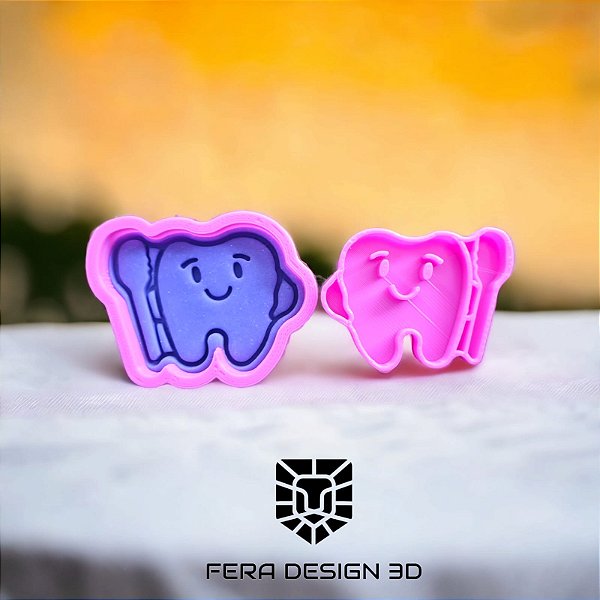 Dente com Escova (cortador e marcador)