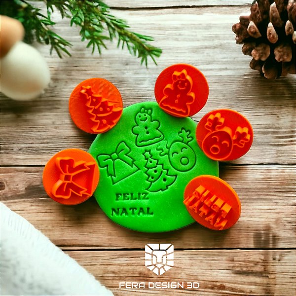 Cortadores + Marcadores - Carimbadinhos Natal 2