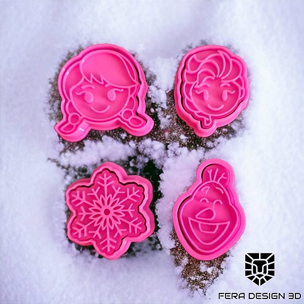 Frozen personagens (cortadores e marcadores)