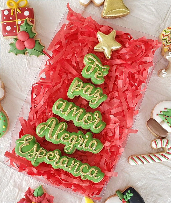Cortadores SOMENTE - Árvore de Natal Palavras