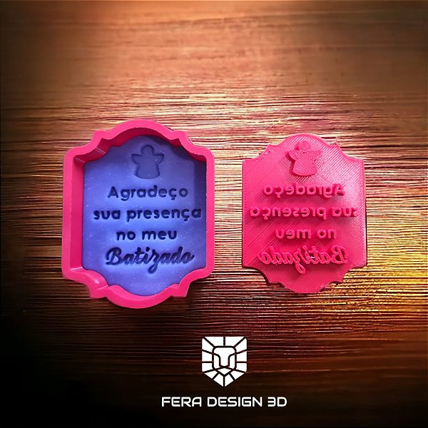 Agradecimento Batizado (cortador e marcador)