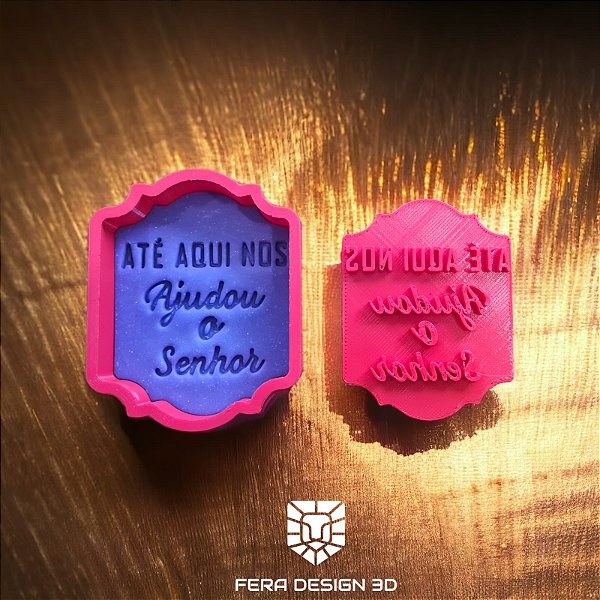 Até aqui nos ajudou Senhor (cortador e marcador)