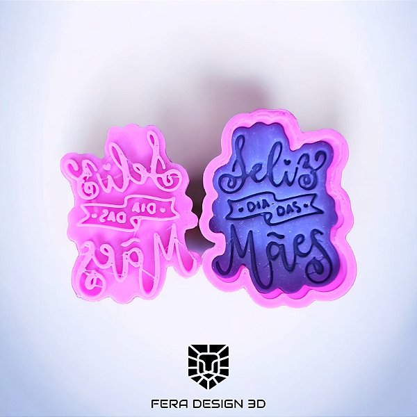 Cortador + Marcador - Placa Feliz Dia das Mães 2