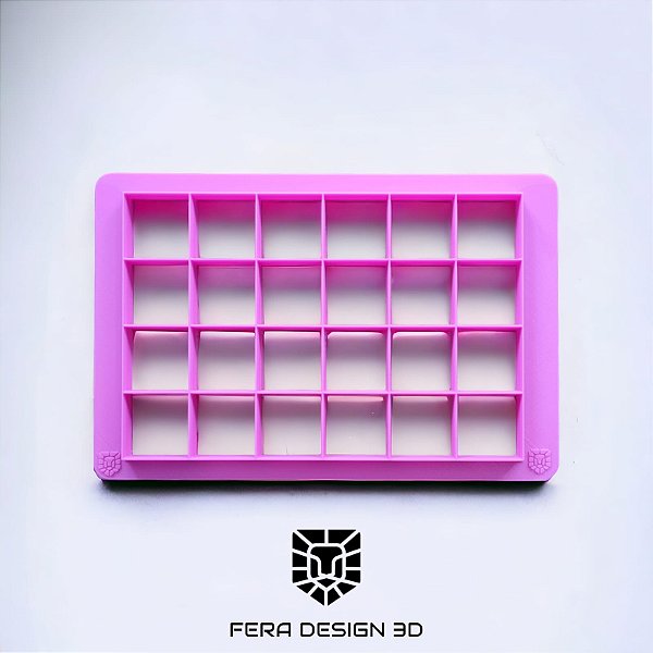 Placa Multicorte -Quadrados com 3,5cm
