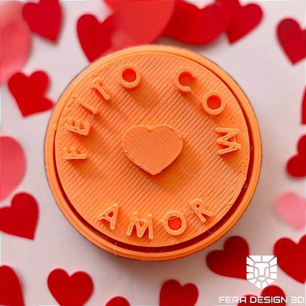 Feito com Amor (cortador e marcador)