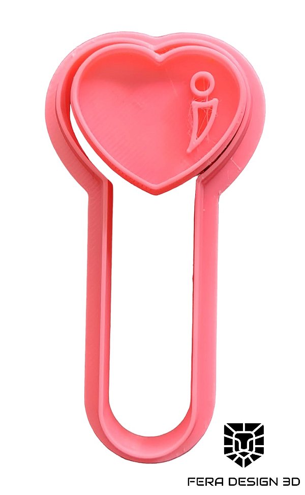 Stick de coração-Namorado (cortador com marcador)