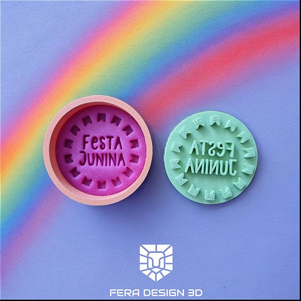 Cortador + Marcador - Carimbo Festa Junina 1