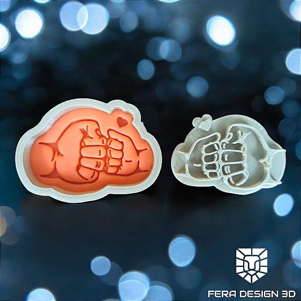 Cortador + Marcador - Mão Pai e Filho