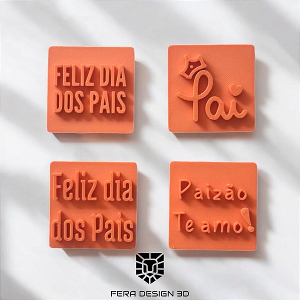 Cortadores + Marcadores - Kit Dia dos Pais