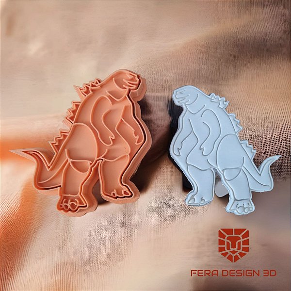 Cortador + Marcador- Godzila