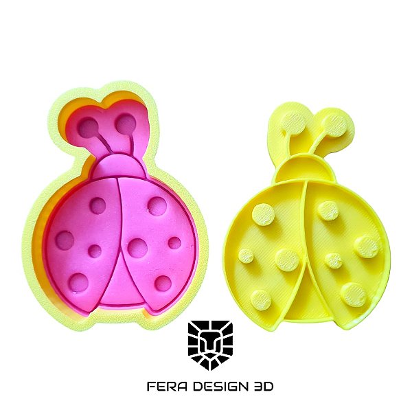 Cortador + Marcador - Joaninha