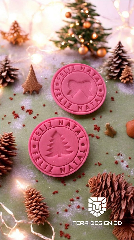 Cortador Modular e Carimbos - Feliz Natal