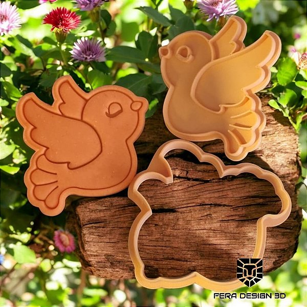 Cortador + Marcador - Passarinho Encantado