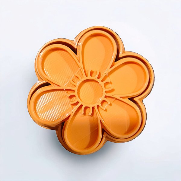 Cortador e Marcador 3D Flor Margarida 03 (Mães / Mulher)
