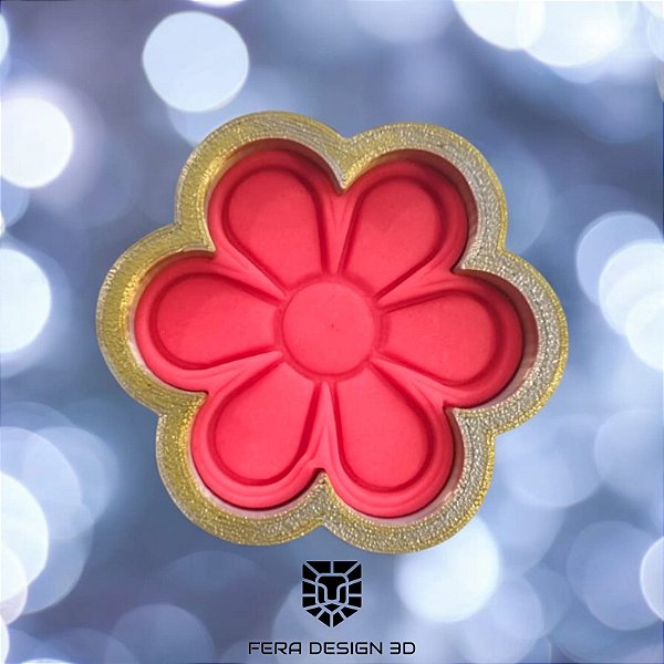 Cortador + Marcador - Flor Margarida 03