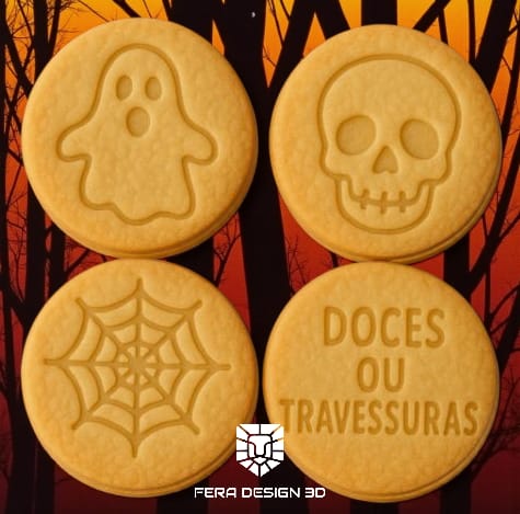 Cortador + Marcadores - Halloween 3 (Dia das Bruxas)