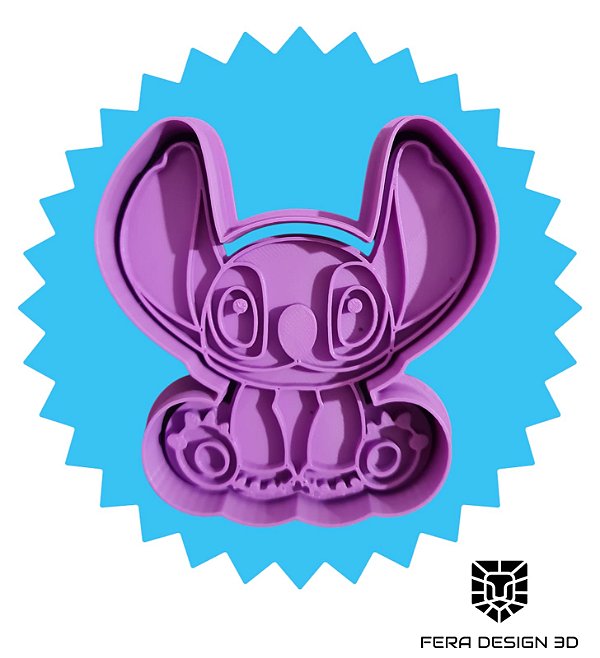 Cortador + Marcador -Stitch corpo inteiro (Lilo Stitch)