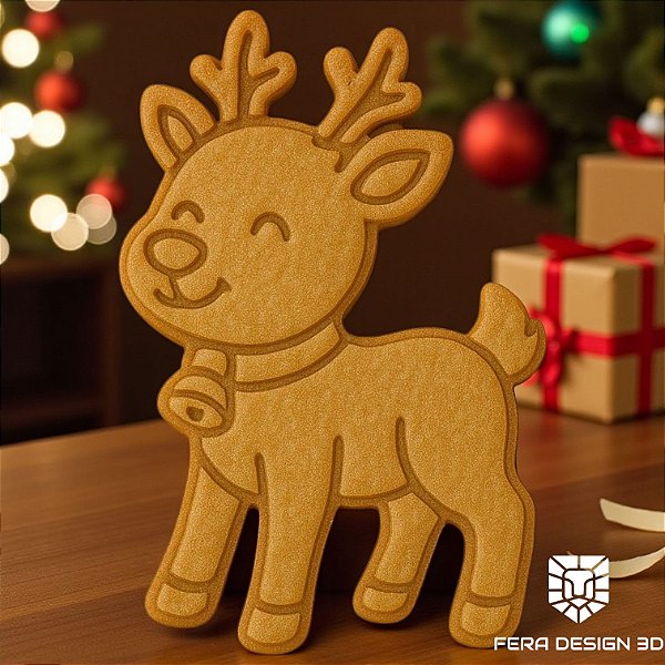 Cortador + Marcador - Rena de Natal 2