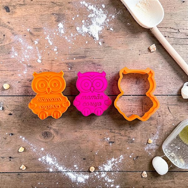 Cortador e Marcador 3D Mamãe Coruja (Dia das Mães)