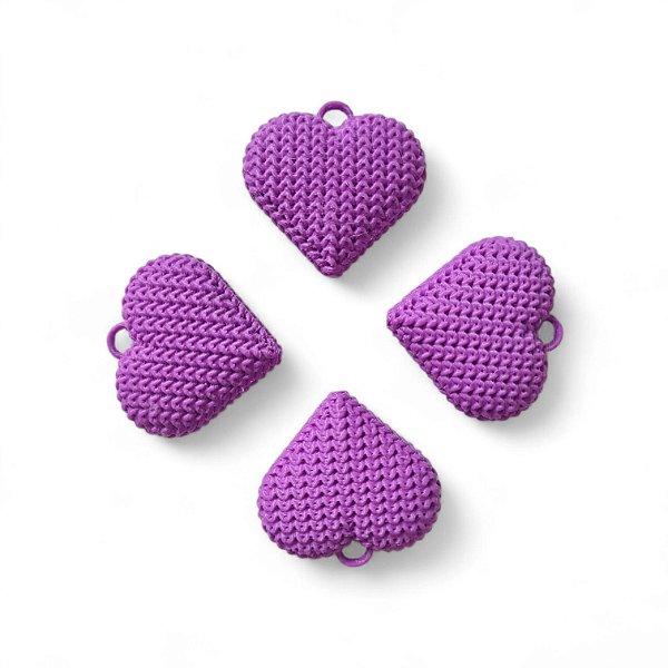 Kit Pingentes de Coração (Chaveiro e Bijouterias)