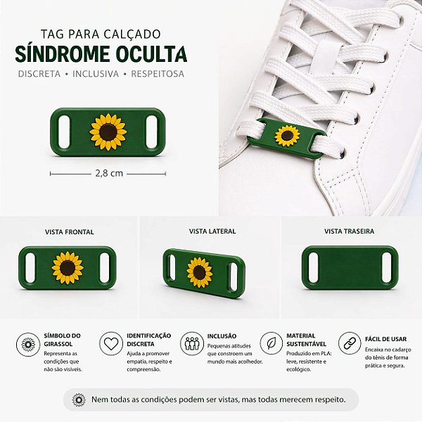 FeraTag Síndrome Oculta – Kit Identificador para Cadarço Infantil